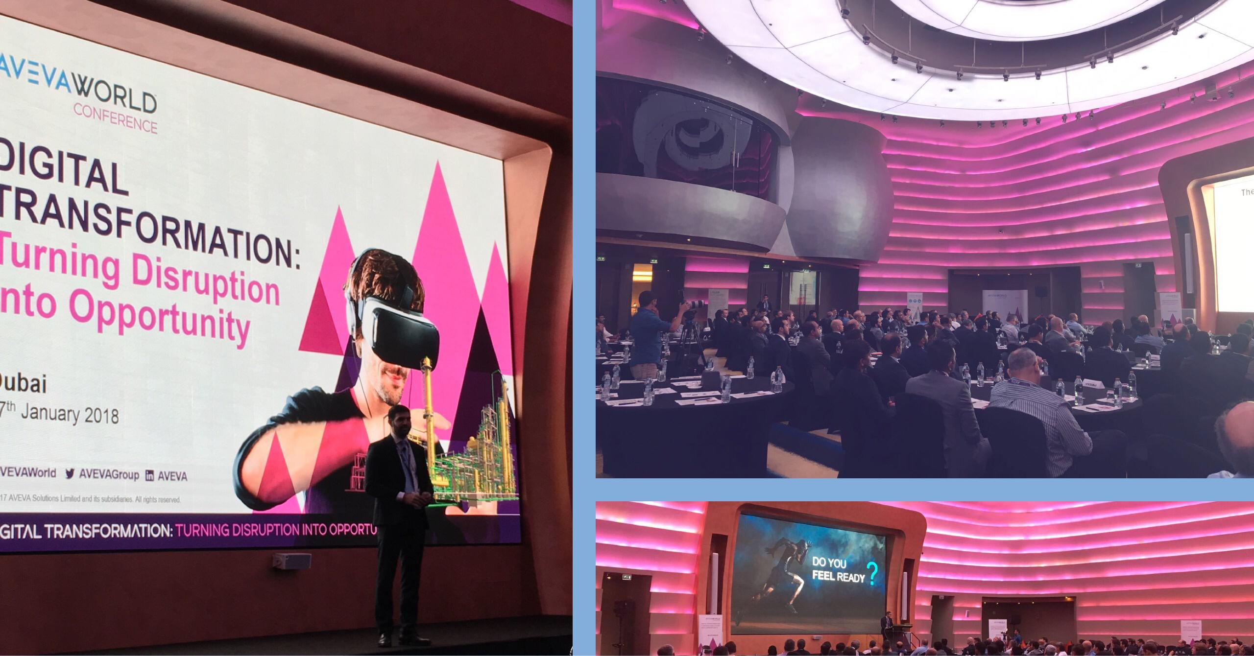 AVEVA World Summit Dubai 2018 patchwork pictures